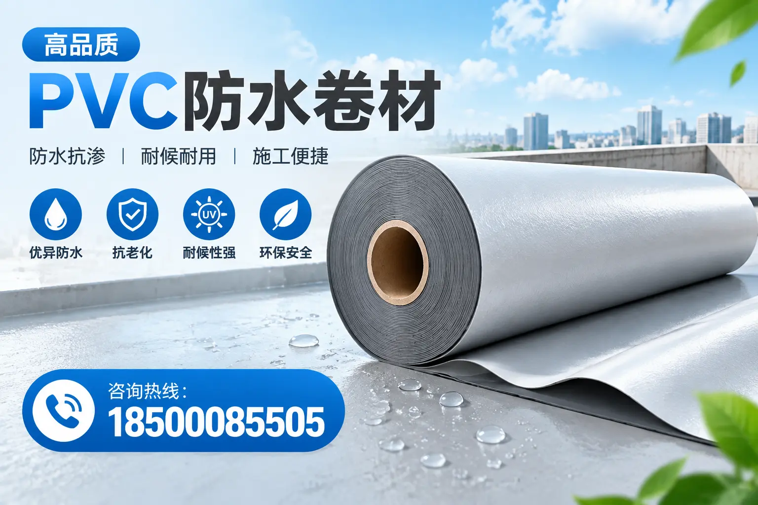什么是pvc防水卷材?岳阳消费者需了解的基础知识
